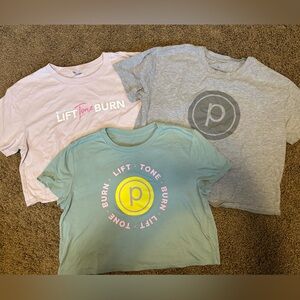 Small Crop Top Tee Pure Barre Lot